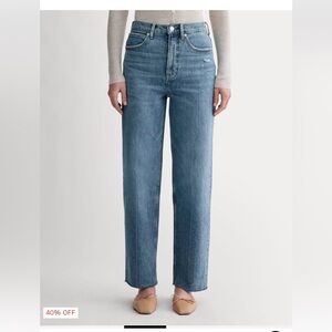Everlane Way-High Jeans, light wash, sz 26 x 27.5